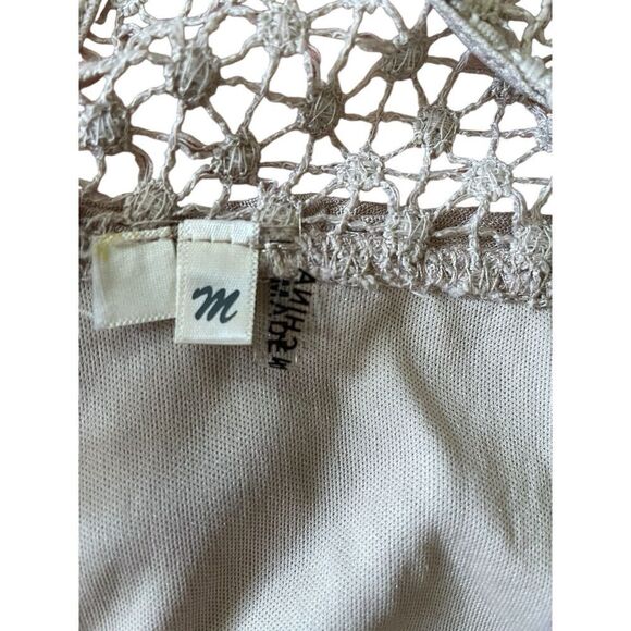Madewell Bohemian Style Beige Mini Hippie Bell Sleeve Dress Sz M Excellent Cond. - Picture 10 of 10